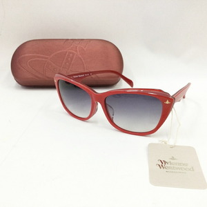 〇〇 Vivienne Westwood ヴィヴィアン・ウエストウッド サングラス　アジアンフィット　 vw-7753 レッド 目立った傷や汚れなし