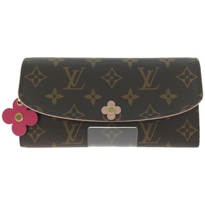 ▼▼ LOUIS VUITTON モノグラム ボルトフォイユ.エミリー ローズバレリーヌ ホック難あり ジャンク品 M64202 全体的に状態が悪い