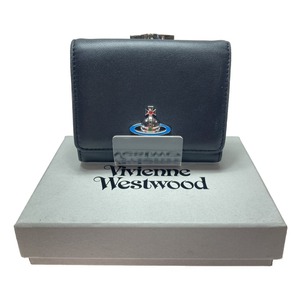 ◎◎ Vivienne Westwood ヴィヴィアン・ウエストウッド 3つ折り財布 がま口 51010018-40564 ブラック やや傷や汚れあり