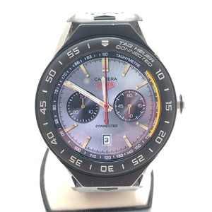 ** TAG HEUER TAG Heuer wristwatch smart watch connector ktedo modular 45 Raver black SBF8A8001 a little scratch . dirt equipped 
