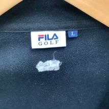 ♪♪ FILA GOLF フィラ ゴルフ レディース セットアップ 裏起毛 パンツ SIZE 上L 下M グレー やや傷や汚れあり_画像4