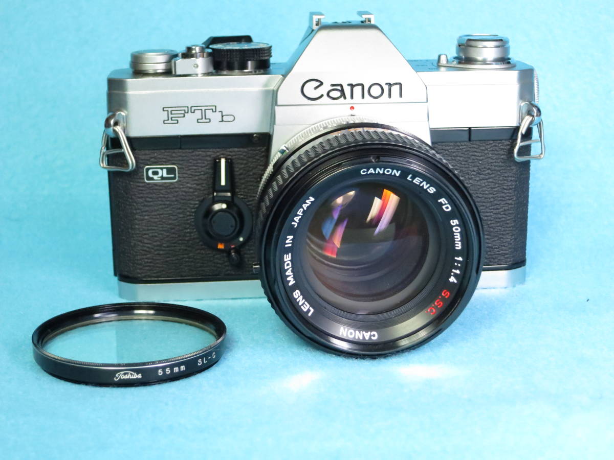 完動品◎CANON FTb-N 50mm F1.4 ブラック フィルムカメラ89 まとめ買い