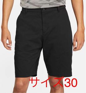 【NIKE】Dri-Fit UV チノ ショートパンツ 30 黒 新品 / ナイキ ゴルフ GOLF SHORT ショーツ ハーフパンツ パンツ