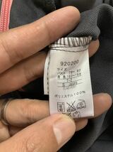 え1193 PUMA プーマ トラックジャケット レディース S グレー/ピンク ロゴ刺繍_画像5