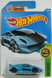 Hot Wheels　LAMBORGHINI SESTO ELEMENTO(アクアブルー)