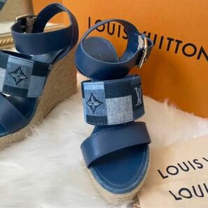 LOUIS VUITTON ルイヴィトン ウェッジソール　サンダル　新作