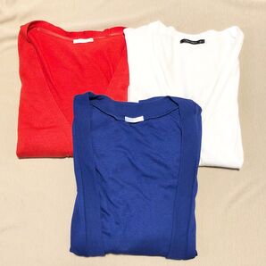 オフィス カジュアル カーディガン 3枚セット