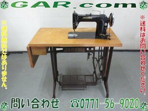 ga21 JANOME/ Janome stepping sewing machine sewing machine pcs 602? iron legs Showa Retro antique Kyoto pickup welcome!