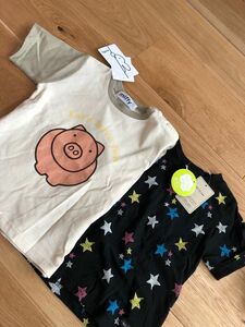 半袖Tシャツ 95cm 新品 女の子 男の子 2枚セット ミッフィー 星 