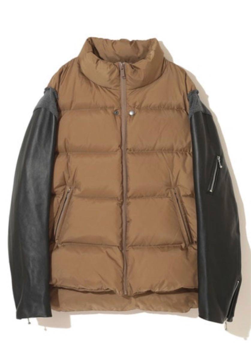 18aw アンダーカバー UNREAL期 袖レザー マウンテンパーカー