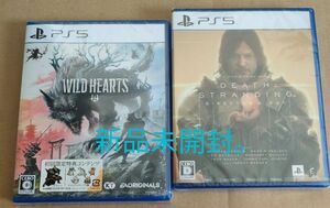 PS5 ワイルドハーツ 初回限定特典付き DEATH STRANDING DIRECTORS CUT 新品未開封