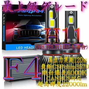 H11 LED ヘッドライト バルブ 超高輝度 F4 フォグ 120w 爆光