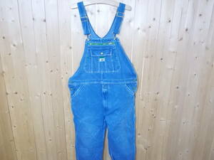 b205◆LIBERTY OVERALLS デニムサロペット◆サイズ38×30 リバティ オーバーオール ライトブルー色 海外古着 USED 男女兼用 5C