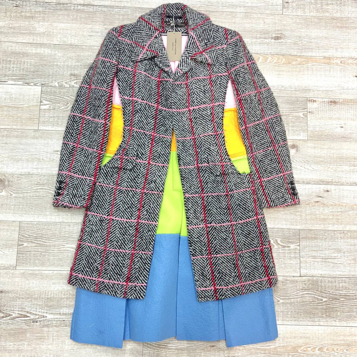 ヤフオク! -「comme des garcons コムデギャルソン レイヤードコート