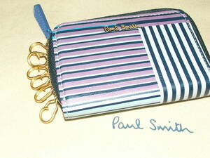 *840* new goods genuine article Paul Smith Miami stripe key case 