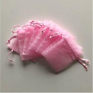  present wrapping . wrapping supplies see-through pouch 24 pieces set pink pouch stylish wrapping free shipping 