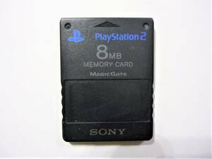 SONY PS２用　純正メモリーカード　DVDプレイヤーソフト付　8MB(SCPH-10020)　PS2ソフト　動作確認済み