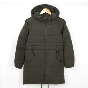 DRitte Glenn check pattern down coat size lady's S/ Nano Universe 0302