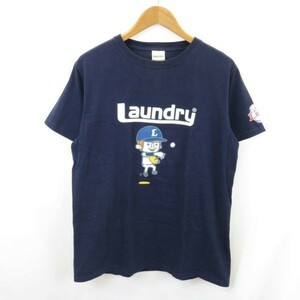 西武ライオンズ Laundry コラボ 片岡♯7 Tシャツ sizeL/ランドリー 1202