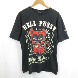 BILLY EIGHT HELL PUSSY モーターサイクル Tシャツ sizeL/ビリーエイト 0103