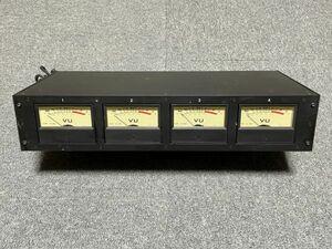 NISHIZAWA R-55 XLR入力 4連VUメーター 中古動作品