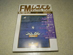 FMレコパル　1976年No.22　レコパル専科＝価格別FMチューナー/デンオンTU-501/トリオKT-7500/オンキョーT-466NⅡ等　ボール紙SP/有吉じゅん