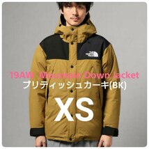 新品! 19AW THE NORTH FACE ノースフェイス ND91930 GORE-TEX マウンテンダウンジャケット ブリティッシュカーキ XS 完売 _画像3