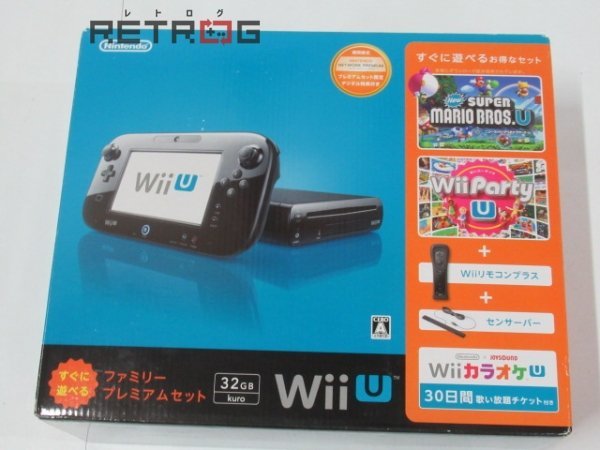 任天堂 Wii U PREMIUM SET kuro オークション比較 - 価格.com