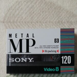 8ミリビデオテープ P6-120MP SONY ソニー METAL