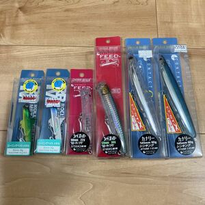 【新品送料無料】TACKLE HOUSE タックルハウス フィードポッパー 120 100 カナリー 145 2本 ローリングベイト メタル 2本 計6本セット