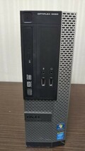 HK1152 DELL OPTIPLEX 3020 Core i3/メモリ4GB HDD無し オプティプレックス デル ディスクトップPC 通電＆起動OK 現状品 _画像3