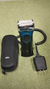 HK1185 BRAUN Series3 3080s electric shaver case attaching operation goods present condition goods 