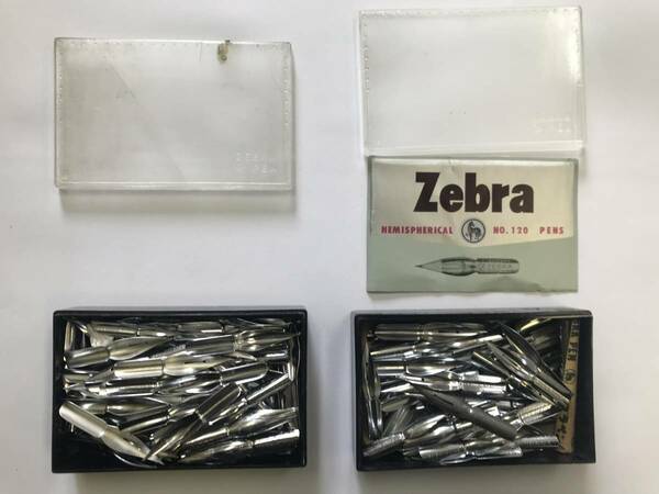 大量★Zebraペン先　ゼブラペン先　万年筆ペン先　昭和レトロ万年筆　昭和レトロ筆記用具　Zebra万年筆　ゼブラ万年筆