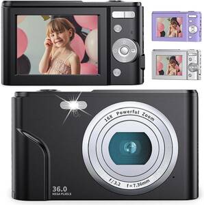 [ great special price ] digital camera 3600 ten thousand pixels HD1080P video recording 16 times digital zoom 2.44 -inch IPS screen webcam as use blurring correction 