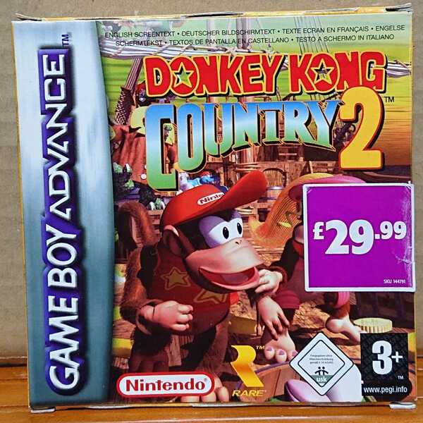 Donkey Kong Country 2 GBA ドンキーコング2 ゲームボーイアドバンス 欧州版