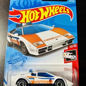 ホットウィール Hot Wheels トレジャーハント ランボルギーニ カウンタック ポリスカー LAMBORGHINI COUNTACH POLICE CAR THの画像1