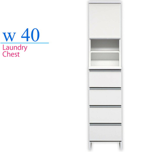  laundry rack laundry storage width 40cm final product sanitary storage slim storage shelves crevice furniture modern domestic production * white 