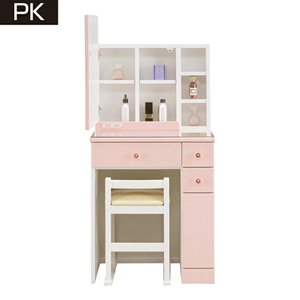  dresser 1 surface mirror dresser width 60cm specular dresser stool attaching chair modern storage shelves attaching compact mirror final product pink 