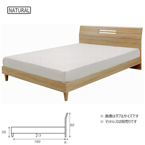  bed двуспальная кровать кроватная рама только из дерева современный натуральный 