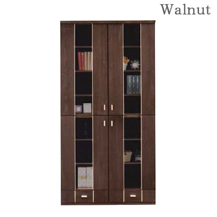 Bookshelf, Complete Product, Width 90cm, Living Board, Living Storage, High Type, Made in Japan, Walnut, handmade works, furniture, Chair, shelf, bookshelf, shelf