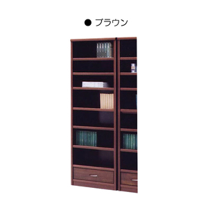 Art hand Auction Open Rack Bookshelf Width 65cm Finished Bookshelf Wooden Slim Freeboard Open Shelf Modern Made in Japan Brown, Handmade items, furniture, Chair, shelf, Bookshelf, Shelf