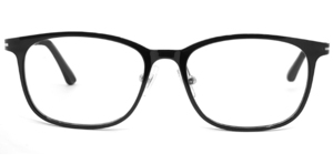 新品 メガネ メンズ ウェリントン 眼鏡 9195-1:ブラック 形状記憶 venus×2 黒縁 黒ぶち 軽量