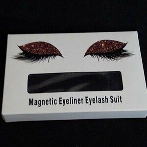  magnetism eyelashes extensions magnet type tweezers / brush attaching black 27 00150