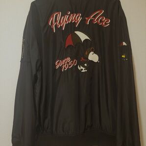 ロウブロウナックル×スヌーピー FLYING ACE MA-1ジャケット(530407)