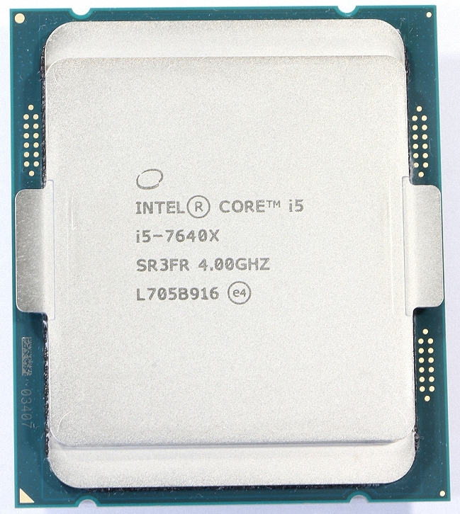 ☆日本の職人技☆ Intel CPU Core i5-7640X 4GHz 6Mキャッシュ 4コア 4