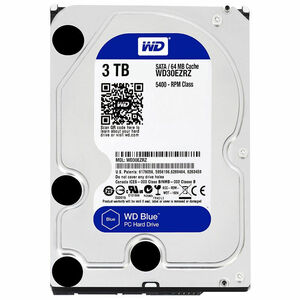 HDD Western Digital WD30EZRZ 3TB 3.5インチ 5400rpm HDD 6Gb/s SATA3 SATA 中古