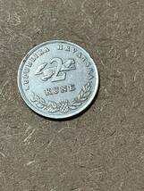 世界　コイン　硬貨　クロアチア　2クーナ　 紙幣 貨幣 2007_画像1