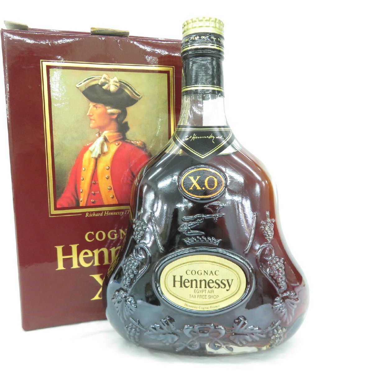 お値下げ】ヘネシーXO Hennessy XO 金キャップ クリアボトル-