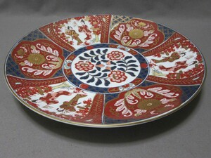 有田焼：「飾り皿（中）」（サイズ：直径370mm×高さ50mm）／230123★