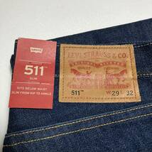 511 SLIM W29 L32 WHITE OAK ホワイトオーク Levi’s リーバイス 赤耳 USA製 アメリカ製 米国製 045112303 デニム ジーンズ スリム_画像8